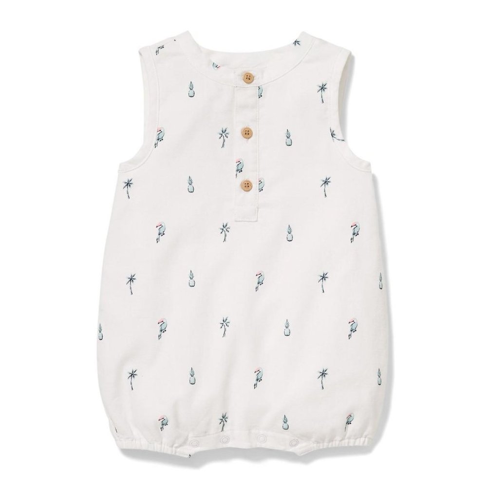 Tropical Print 1-Piece - Janie and Jack Size 0-3 months NWT
